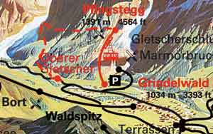 Pfingstegg Map